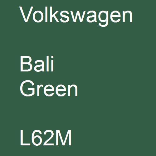 Volkswagen, Bali Green, L62M.